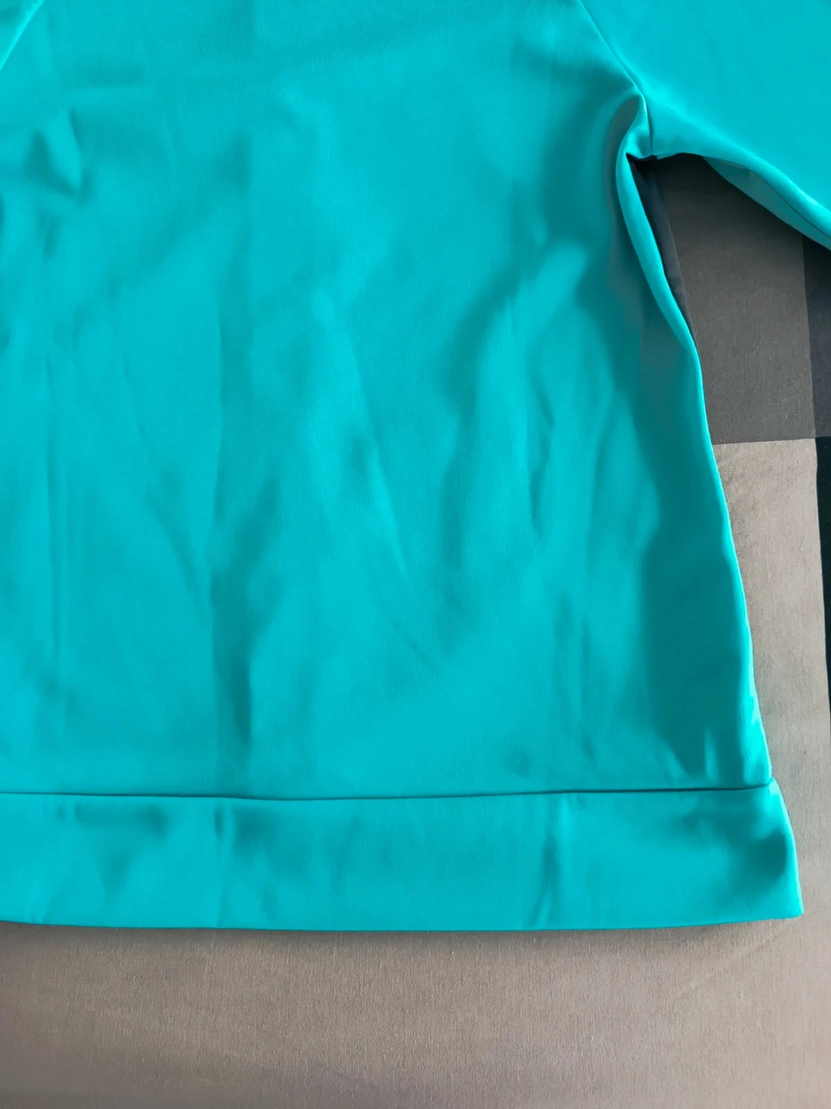 Casaco/manteau/abrigo/jas - cappotto com fecho azul turquesa da Domyos 12 anos – photo 9